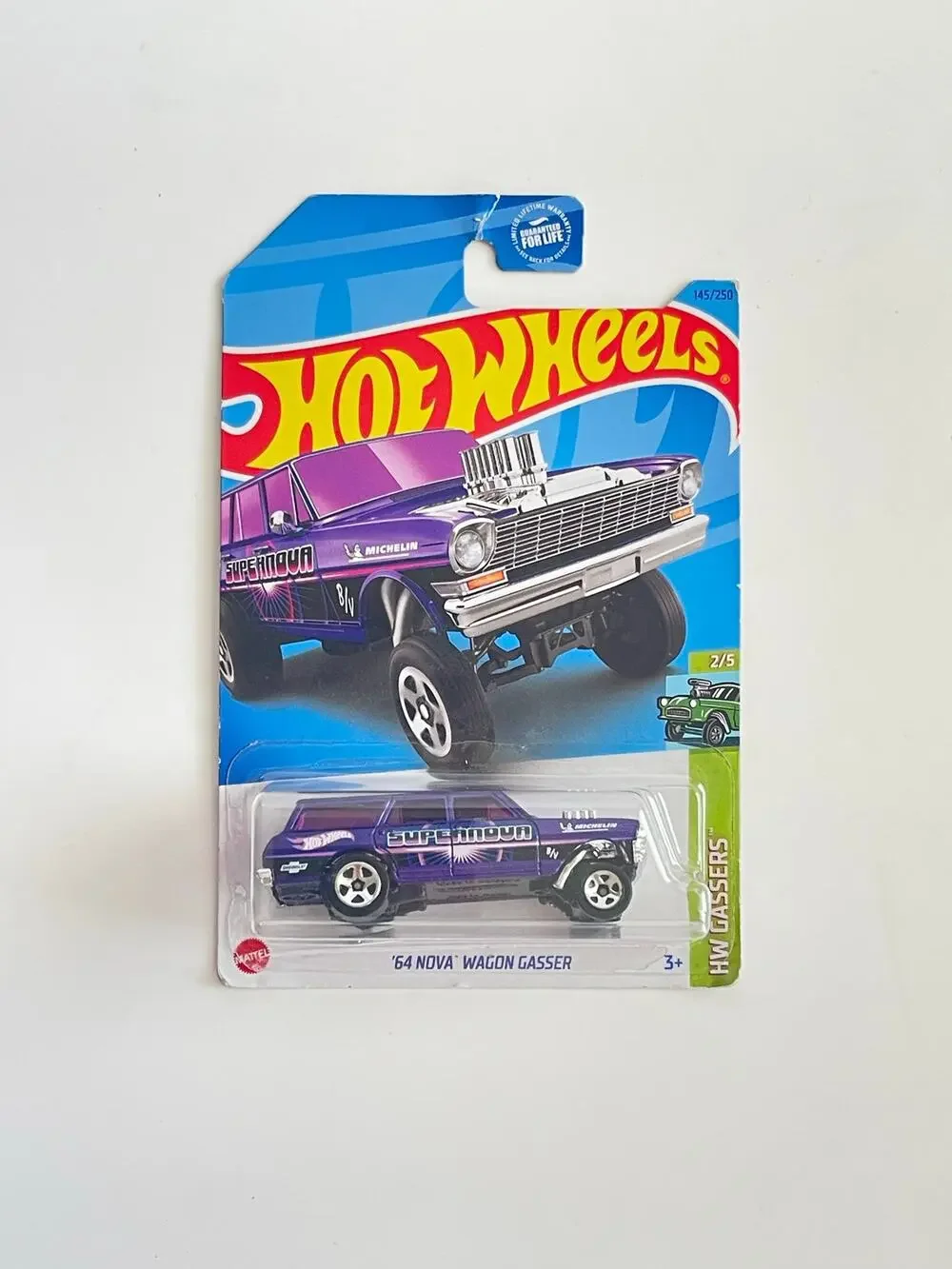 Hot Wheels HW Gassers 2/5 (2021) Purple '64 Nova Wagon Gasser